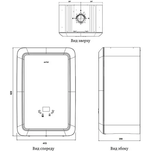 Котел газовый Airfel MAESTRO 24 кВт двухконтурный конденсационный AIRFELDIGIFELMAESTRO24 - фото 7