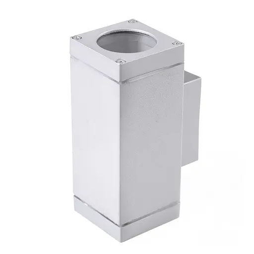 Светильник Brille уличный фасадный AL-16 2x50W GU10 SILVER - фото 5