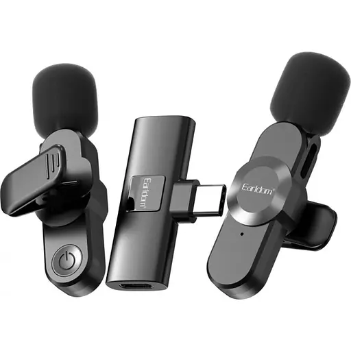 Мікрофонна радіосистема Earldom ET-MC8C USB-C Black [136108]