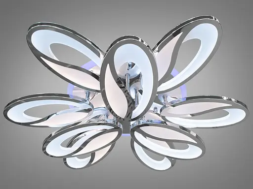 Пристальная лед люстра в форме цветка, мощностью 115W. - фото 2
