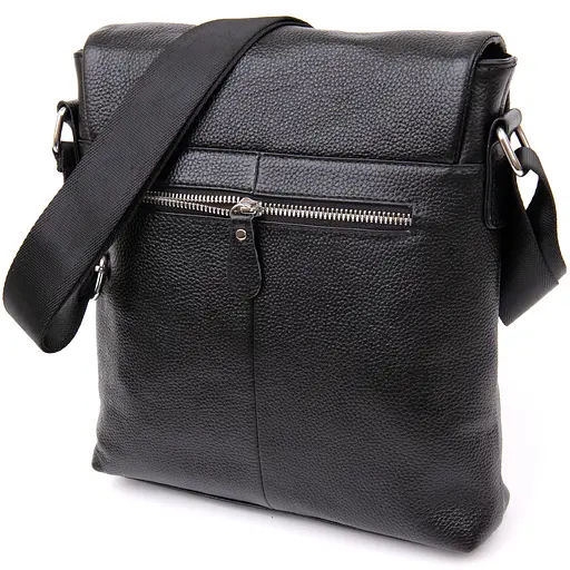 Чоловіча шкіряна сумка Vintage 25х27х5 см sum0013942 - фото 2