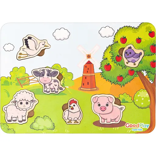 Пазл-сортер GoodPlay Фермерський світ (PS-4-012)