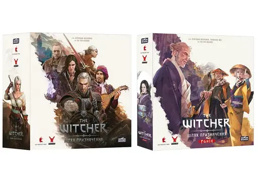 Настільна гра Geekach Games Відьмак. Шлях призначення - Делюкс + Ронін (укр.) (GKCH206PD+1)