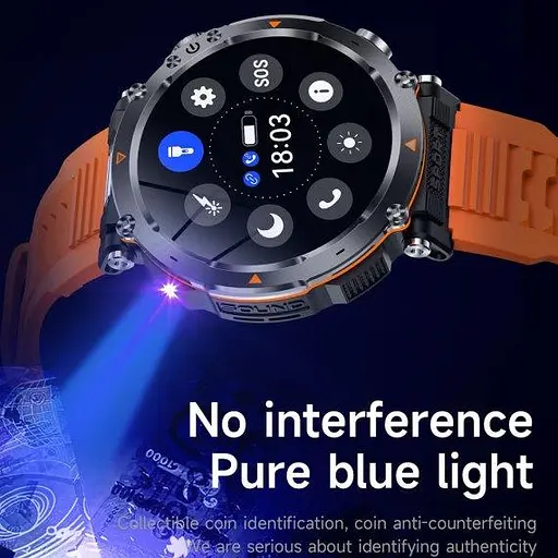 Розумний наручний годинник Smart Avation Pro Steel 2 ремінця (Чорний) - фото 7