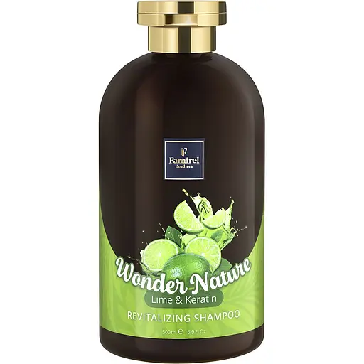 Відновлювальний шампунь Famirel Wonder Nature Лайм та Кератин  500 мл