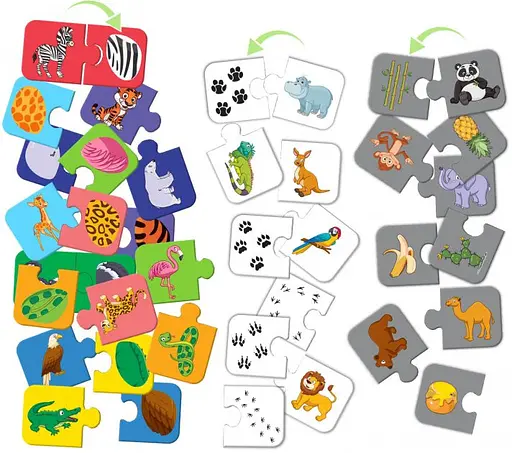 Гра настільна розвиваюча Парочки Зоопарк ME5032-11 EN - фото 4
