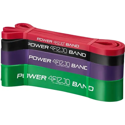 Еспандер-петля 4Fizjo Power Band (Гумка для фітнесу і спорту) 6-36 кг 4 шт 4FJ0063 (P-5907222931844) - фото 1