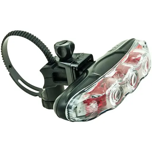 Фонарик светодиодный Good Bike Emming 5 LED 2 режима красный свет водостойкий (88324-IS)