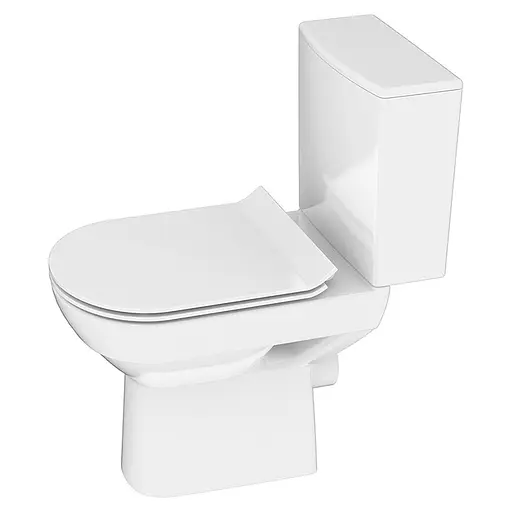 Унитаз-компакт Cersanit City Clean On 011 K35-038 с сидением Soft Close Slim - фото 1
