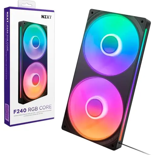 Вентилятор NZXT F240 RGB Core Black (RF-U24HF-B1) - фото 5