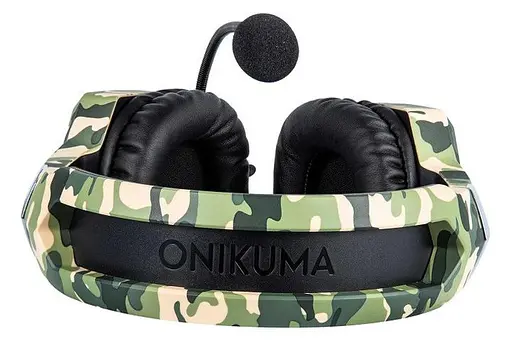 Дротова гарнітура Onikuma Gaming with LED K8, USB, 3.5mm, 2.2m, Camouflage-Green - фото 4