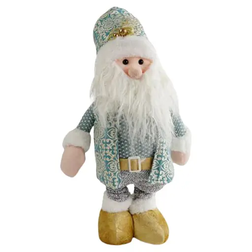 Новорічна декоративна іграшка C 67890-1 з телескопічними ніжками, дід мороз - фото 2