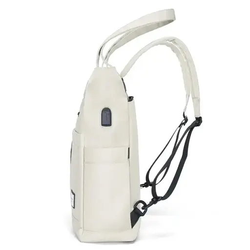 Міський стильний жіночий сумка-рюкзак Tigernu T-S8632 14.6 л з відсіком для ноутбука до 15.6" та USB White (18193) - фото 4