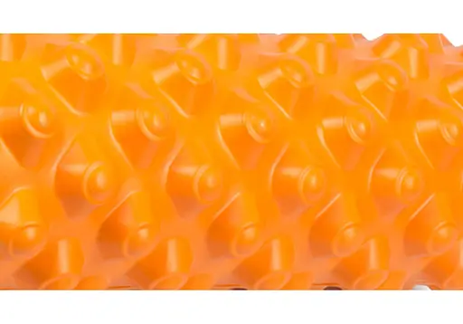 Массажный ролик EasyFit Grid Roller Extreme 33 см Оранжевый (EF-2023-OR) - фото 2