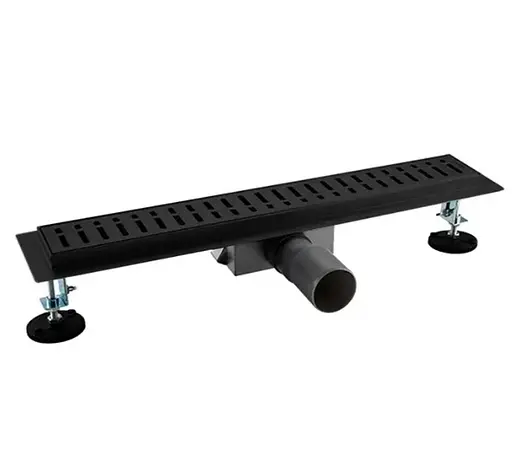 Душевой трап Gappo 70х600 мм, нержавеющая сталь, черный G86007-36 - фото 1