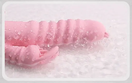 Вібратор-кролик Boss Series Hannah, 25 см (рожевий) - фото 6