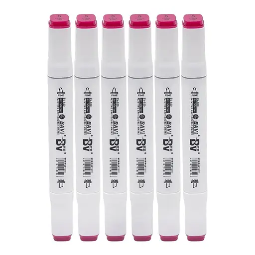 Скетч-маркер двусторонний Bavi №5, на спиртовой основе, 10 шт.