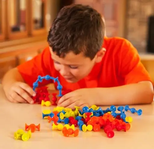 Конструктор на мініприсосках Fat Brain Toys MiniSquigz F107ML 75 деталей - фото 8