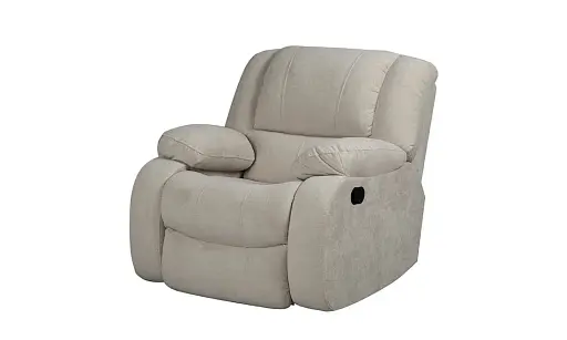 Крісло Ремо з механічним реклайнером бежеве