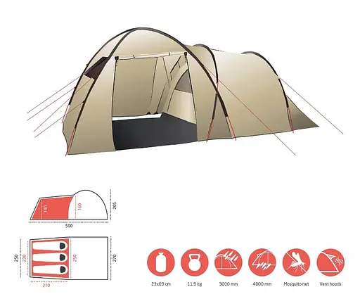 Намет Grand Canyon Atlanta 3 Mojave Desert (330029) (DAS302046) - фото 3