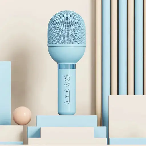 Караоке Мікрофон-колонка S8 Blue - фото 2