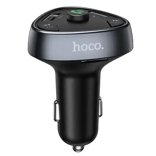 FM модулятор Hoco E51 PD 18W+QC 3.0 Black - фото 2