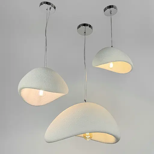 Светильник-облако с белым гипсовым корпусом 50х40х30 см | Line F | Арт. MJ215-500 - фото 5