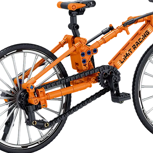 Конструктор велосипед  ZHEGAO DOWNHILL BIKE  швидкісний гірський 253 деталі - фото 7