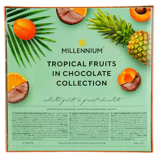 Конфеты Millennium Фрукты в шоколаде Ассорти 210 г - фото 3