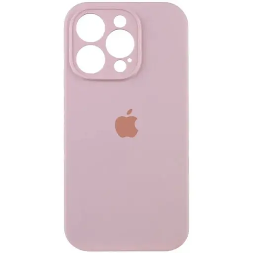 Чохол Epik Silicone Case Full Camera Protective (AA) для Apple iPhone 15 Pro (6.1) Рожевий/Chalk Pink - фото 1