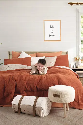 Постільна білизна Sherwood Kiremit (Фланель + Шерпа) Istanbul pbe0051505 - фото 3