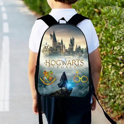 Рюкзак детский Гарри Поттер "Harry Potter" 34х27см, городской ранец для мальчика с принтом (00429)