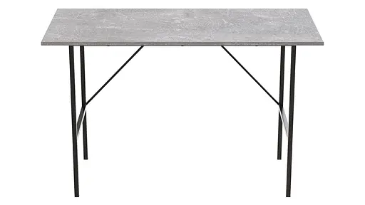 Стіл письмовий LINE Тайм Ferrum-decor 750x1000x500 Чорний метал ДСП Бетон 16 мм (FRD-104870) - фото 5