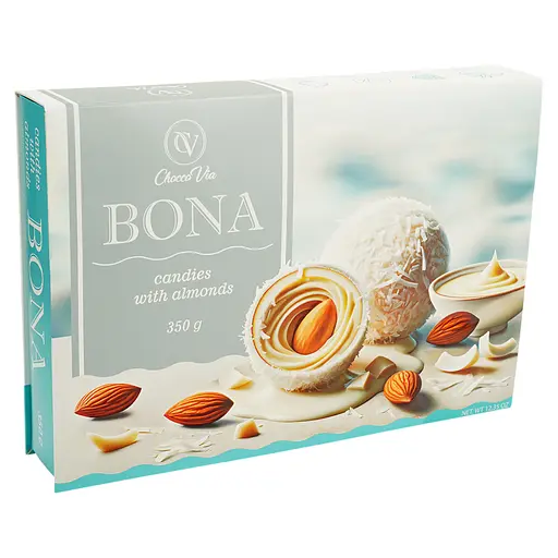 Конфеты Chocco Via Bona с миндалем 350 г - фото 3
