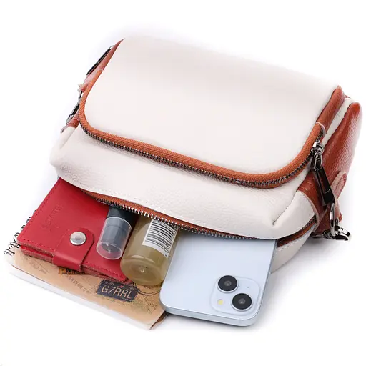 Кожаная женская сумка Vintage 22х15х9 см sum0026543 - фото 9