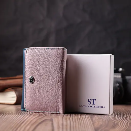 Кожаный женский кошелек ST Leather 11.3х8.5х2 см acs0028432 - фото 8