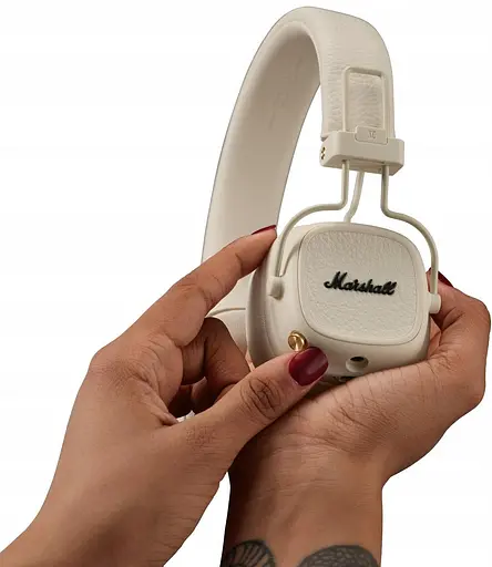 Наушники с микрофоном Marshall Major V Cream (1006833) - фото 2