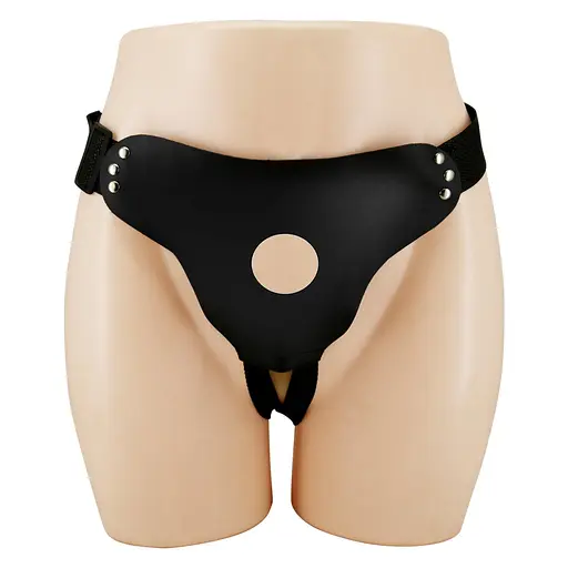 Трусики для страпону Pretty Love Harness Briefs Straps Love Spell (чорний) - фото 6