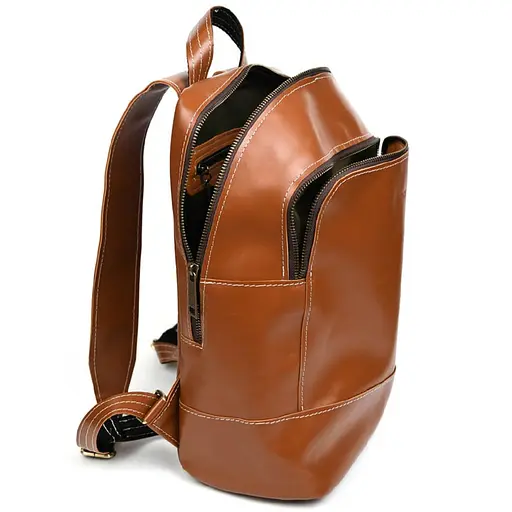 Женский кожаный рюкзак TARWA 27х36х13 см sum0028649 - фото 6