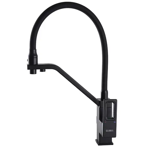 Смеситель для кухни под осмос Globus Lux Lazer GLLR-0900-10-01 000024676 Черный матовый - фото 6