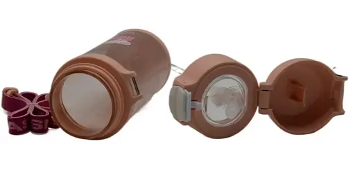 Пляшка для води Casno 690 мл KXN-1219 Рожева (Свинка) з соломинкою (KXN-1219_Pink) - фото 8