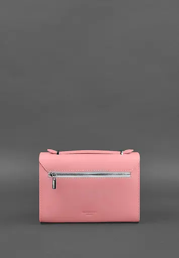 Жіноча шкіряна сумка-кроссбоді Lola рожева - фото 3