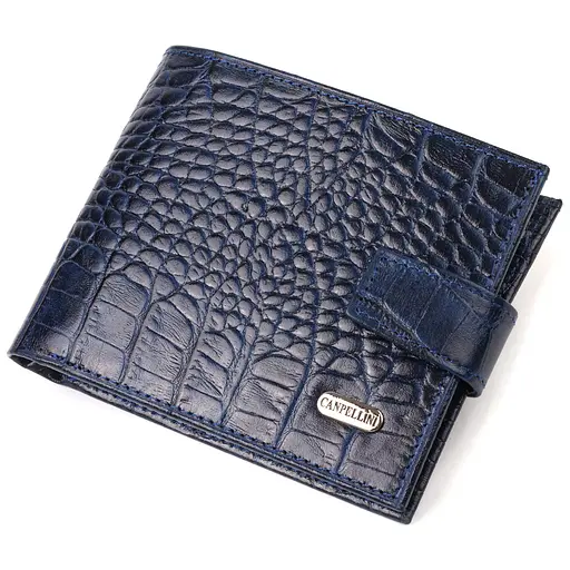 Мужской кожаный кошелек Canpellini 12.2х9.5х2 см acs0025624 - фото 1