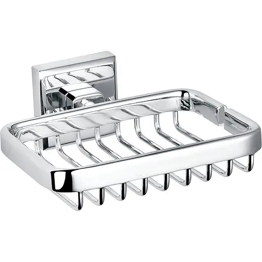 Мыльница Topaz металл навесная латунь TKB 9924, Хром - фото 1