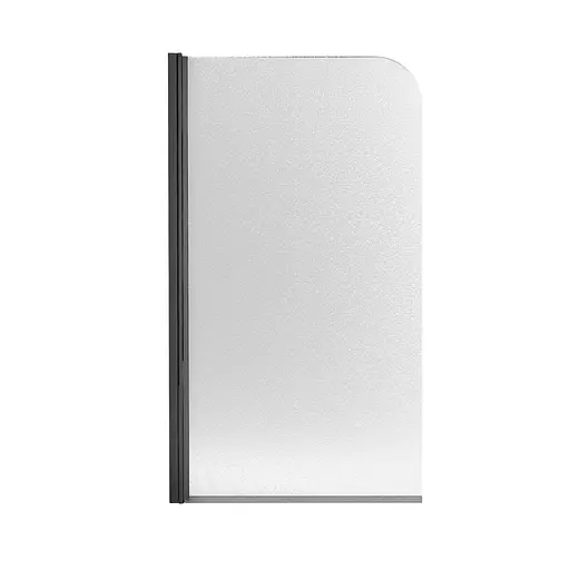 Шторка для ванны Qtap Standard BLM407513APL стекло Pear 6 мм, 75x130 см, левая, Левая, матовый, Черный матовый - фото 1