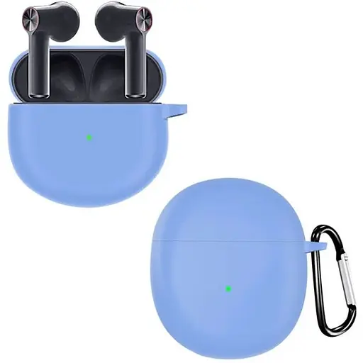 Чохол-накладка DK Silicone Candy Friendly з карабіном для OnePlus Buds (lilac)