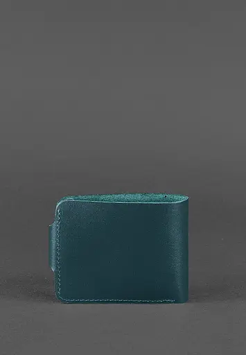 Кожаный портмоне 4.3 зеленый - фото 5