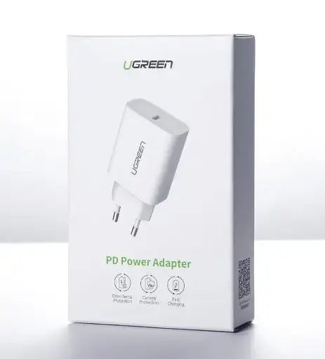 Зарядное устройство для Ugreen CD137 Type-C PD 20 W Charger белое - фото 5