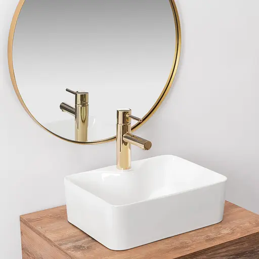 Умивальник Rea Kelly Mini накладний REA-U8196, Білий - фото 3