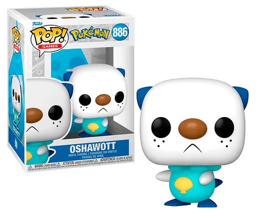 Фігурка Funko Pop Pokemon Oshawott Покемон Ошавотт 10 см FP PM O 886
